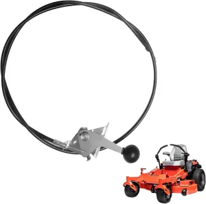 055-8020-00 055802000 Throttle Control Cable Compatible with Bad Boy ZT Elite, MZ Rambler, Compact Outlaw, Maverick Mowers, 52-1/2" Cable Length, 50" Conduit Length,53" Throttle Cables 290-100