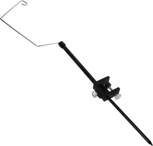 1 Set Camping Light Pole Lamp Base Camping Lantern Stand Adjustable Light Holder Portable Light Bracket Adjustable Lamp Pole Solar Lamp Hanger Hook Lamp Holder Aluminum Alloy