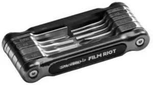10 in 1 Folding Wrench Set with Flathead and T25 Wrench Multifunction Folding Tool with Screwdriver (Black)