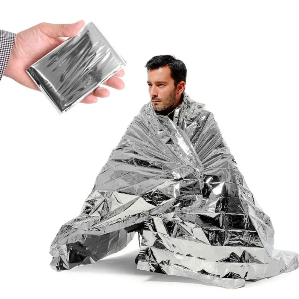 10 to 30 Pieces Emergency Foil Thermal Blanket Set