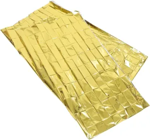 10pcs Emergency Survival Blanket Reflective Camping Blankets for Outdoor Activities and Emergency Situations Lightweight Compact Design