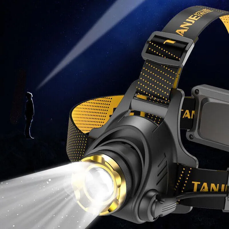 12000000Lm USB Rechargeable LED Headlamp Flashlight