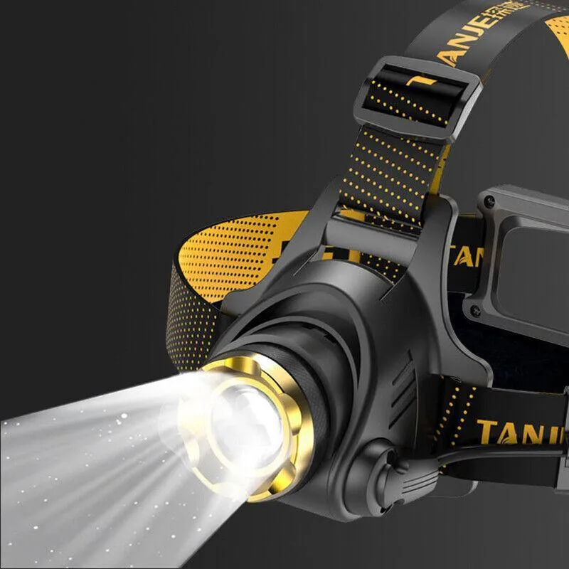 12000000Lm USB Rechargeable LED Headlamp Flashlight
