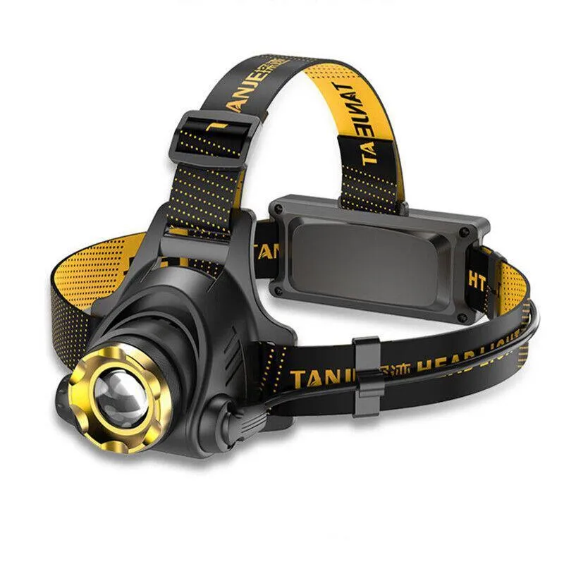 12000000Lm USB Rechargeable LED Headlamp Flashlight