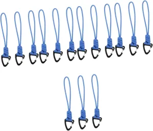 15pcs Wrist Lanyard with Carabiner Clip Lightweight -Lost Keychain for Outdoor Activities Convenient Key and Id Holder for Camping Hiking and Everyday Use
