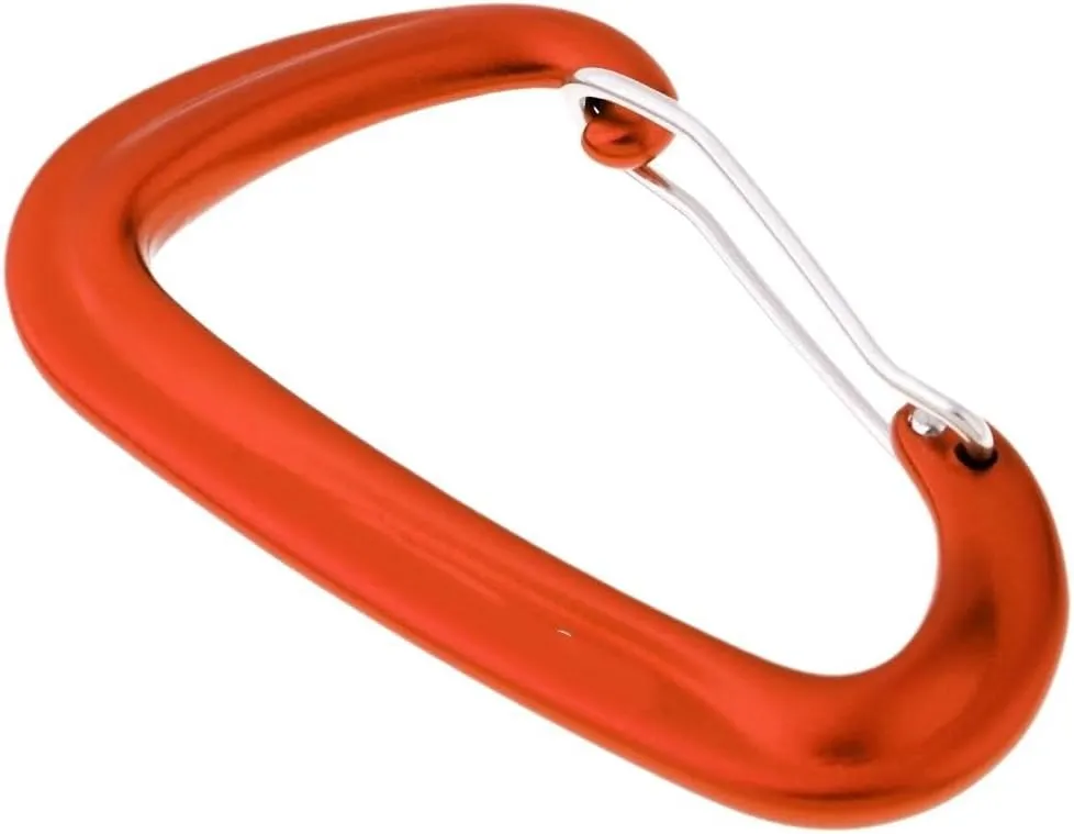 16KN Aluminum Carabiner Hook D Type Carabiner Carabiner(Orange)