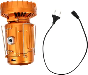 1Pc LED Solar Camping Lantern Portable Handheld Outdoor Light Rechargeable USB Emergency Lamp for Camping Hiking and Outdoor Activities Convenient Solar Powered Design