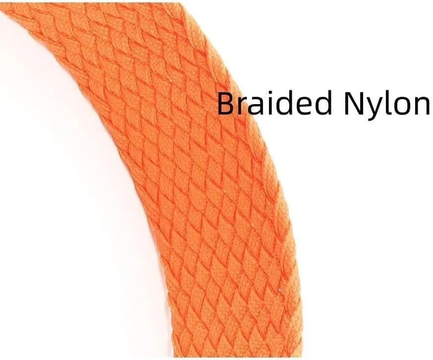 1PC Watch Band, Adjustable Nylon Waistband Replacement 14mm 16mm 18mm 20mm 22mm, Stianless Steel Buckle