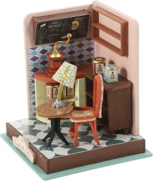 1Set DIY Miniature Cabin Kit Creative Building Model for Home Decoration Engaging Dollhouse Assembly Present for