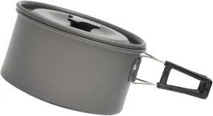 1Set Durable Lightweight Camping Pot Portable Non Stick Cookware for Hiking Backpacking and Outdoor Cooking Easy to Clean and Carry for Picnics and Camping Trips