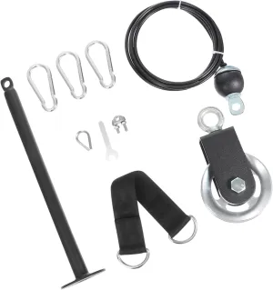 1set Pulley Fitness Attachment System Compact Training Tools for Home Gym Rope System for Upper Body Strengthening for Arm and Forearm Workouts