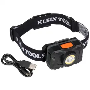 2-Color Rechargeable LED Headlamp - 800 Lumens, 8 Modes