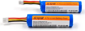 (2-Pack) 3.7V 2200mAh Battery Replacement for PETZL NAO NAO  Plus E36200 E26200-2 E36R10, Honeywell PROSIXC2W 300-10342 Rechargeable Lithium-ion Battery