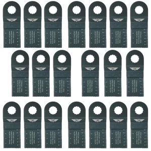 20 x TopsTools WX35F_20 OMT Fine Tooth Blades for Rockwell F30 F50 F80 Sonicrafter AEG Ryobi Worx Multitool Multi Tool Accessories