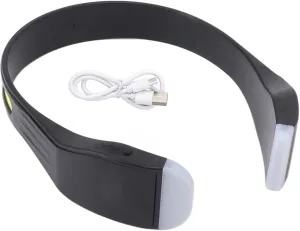 2000lm COB Head Torch Rechargeable LED Headlamp Super Bright 4 Modes Lightweight for Running Camping Emergency Black