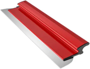 24 Inch Drywall Skimming Blade, Replaceable 0.35mm Stainless Steel Blade, Drywall Trowel for Gyprock, Drywall and Wall-Boardrd, Ergonomically Designed Grip