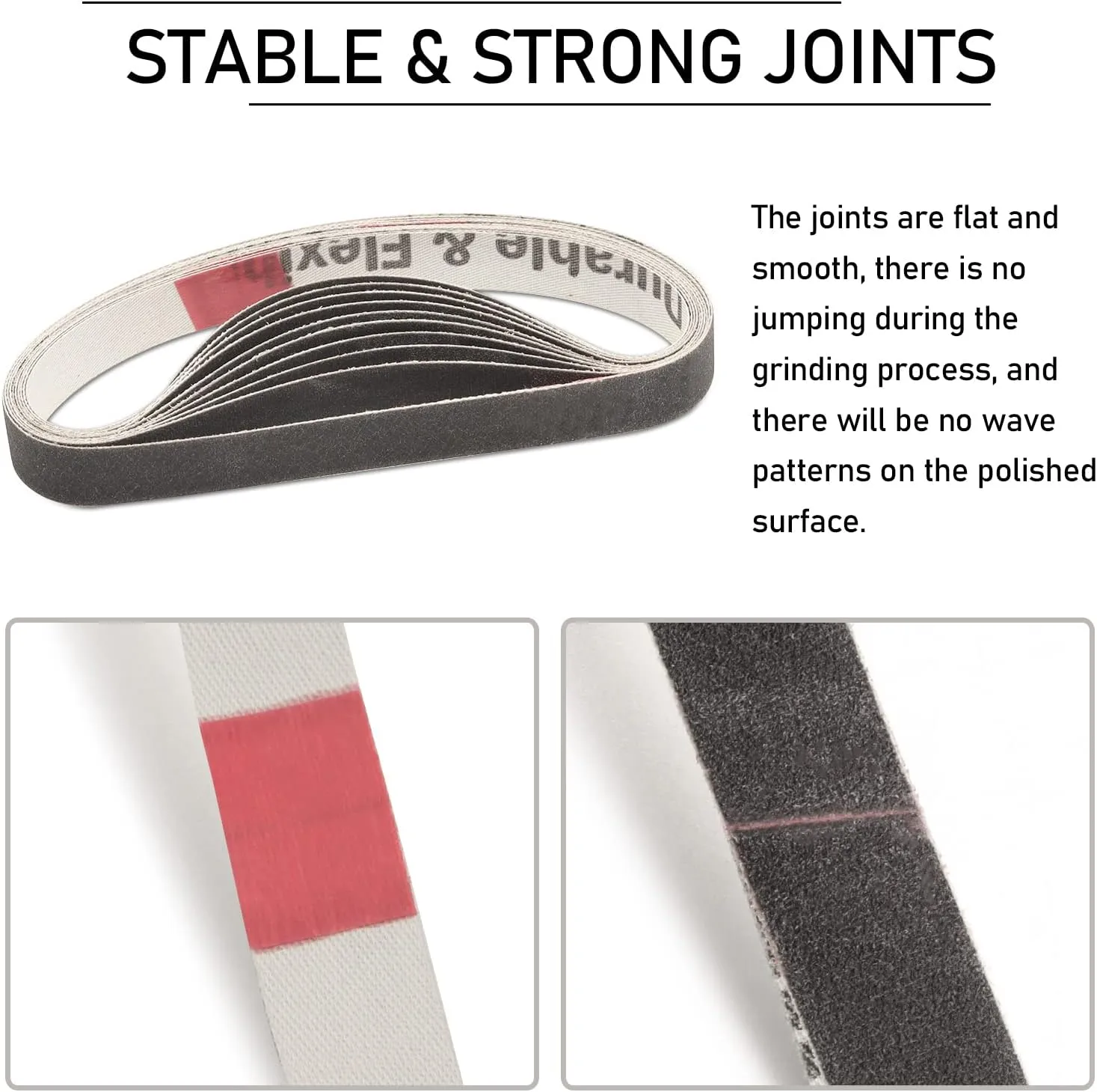 24 PCS 1/2" x 12" Replacement Sanding Belts, 240 Medium Grit Sharpening Belt for Official Work Sharp Knife & Tool Sharpener (WSKTS & WSKTS-KT/Mk.1 & Mk.2)