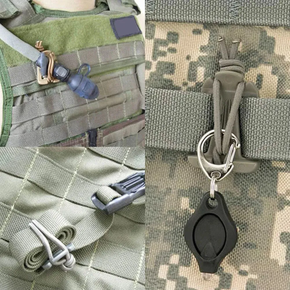 2pcs Backpack Buckle Carabiner Clips for Camping and Outdoor Use