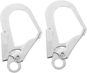 2pcs Heavy Duty Auto Locking Carabiner Hook for Outdoor Climbing Rappelling and High-Altitude Activities Durable Multi-Functional for Camping and Hiking