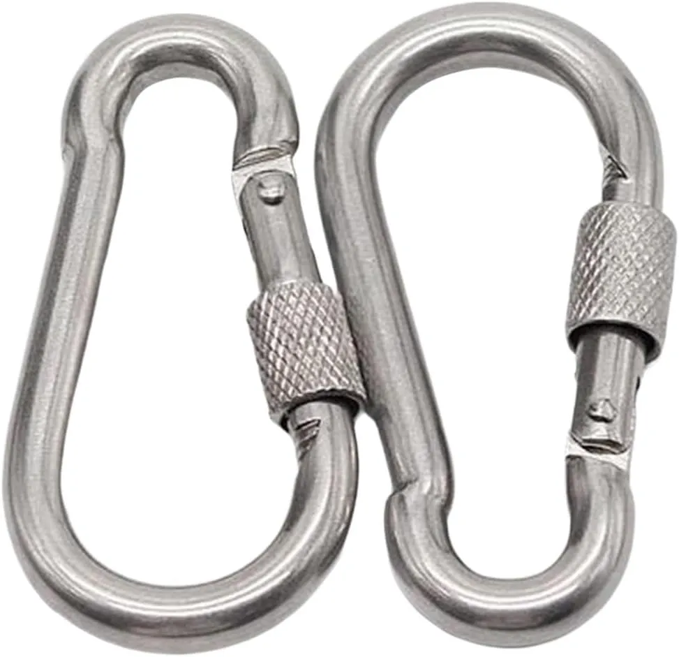 2PCS Heavy Duty Large Strong Durable Carabiner Carabiner