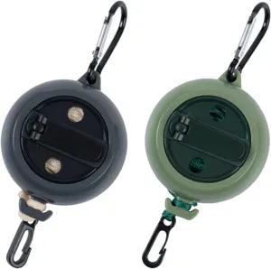 2Pcs Retractable Bow and Gear Hoist, 33FT Treestand Gear Hoist, Quick and Easy Bow Hunting Gear Accessories for Hunter, 4MM Thickened Rope