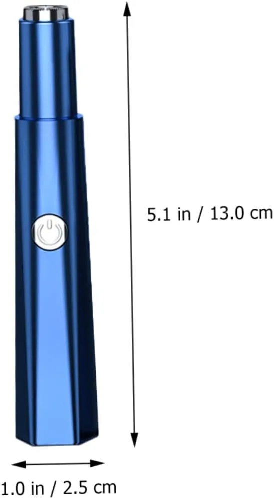 2sets Electric Eyebrow Nose Hair Trimmer Facial Hair Remover for Painless Grooming Compact Design for Rotating Precision Blades