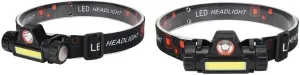 2X Head Sport USB Rechargeable LED Headlamp | Super Bright 300lm | Adjustable Strap | Compact Design | Outdoor Running Cycling Hiking Fishing Torch