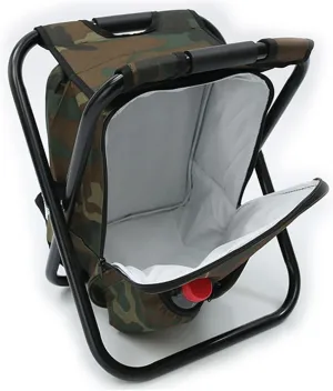 3 in 1 Outdoor Portable Multifunctional Foldable Cooler Bag Chair Backpack Fishing Stool Chair - (Color: Camouflage) - Tools & Equipments - Chair & Umbrella
