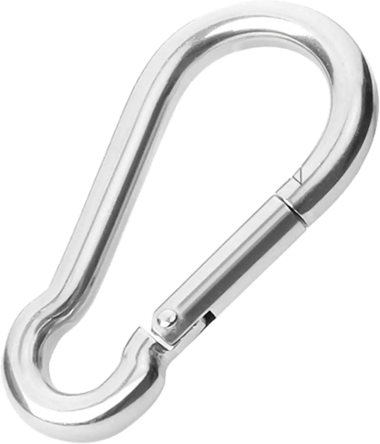 304 Stainless Steel Spring Hook Safety Buckle Climbing Rope Climbing Hook Trampoline Connection Ring Easy Installation