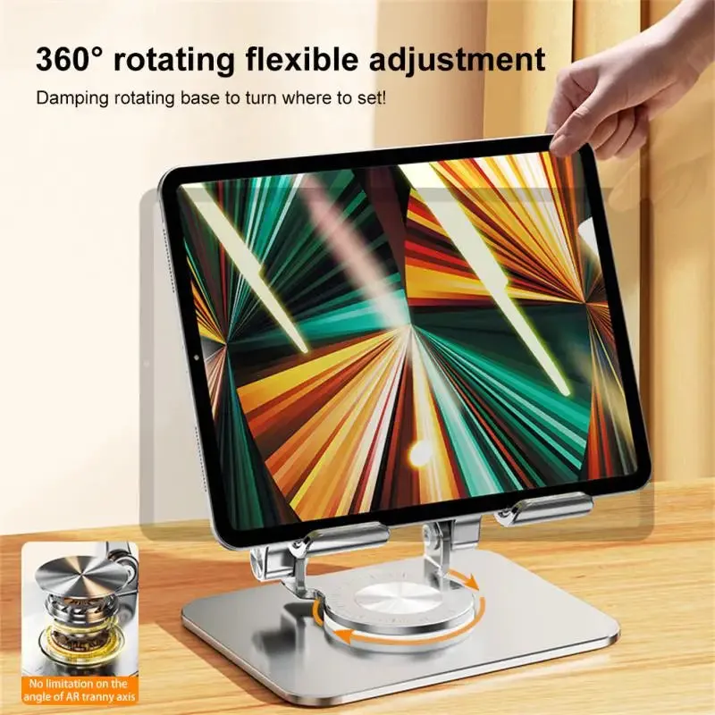 360° Foldable Phone/Tablet Stand – Multi-Angle Alloy Bracket
