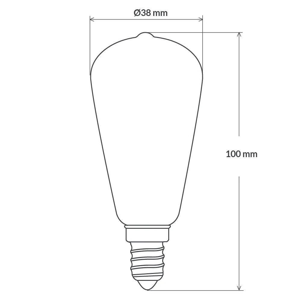 3W Dimmable Mini Edison LED Bulb