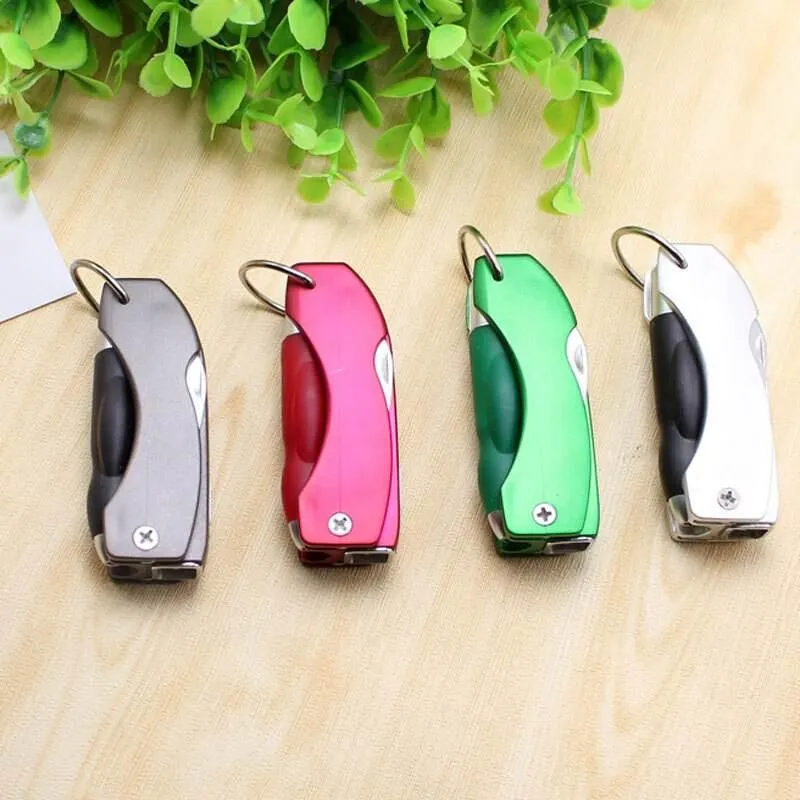 4-in-1 Foldable Travel Keychain - Essential Camping Tool