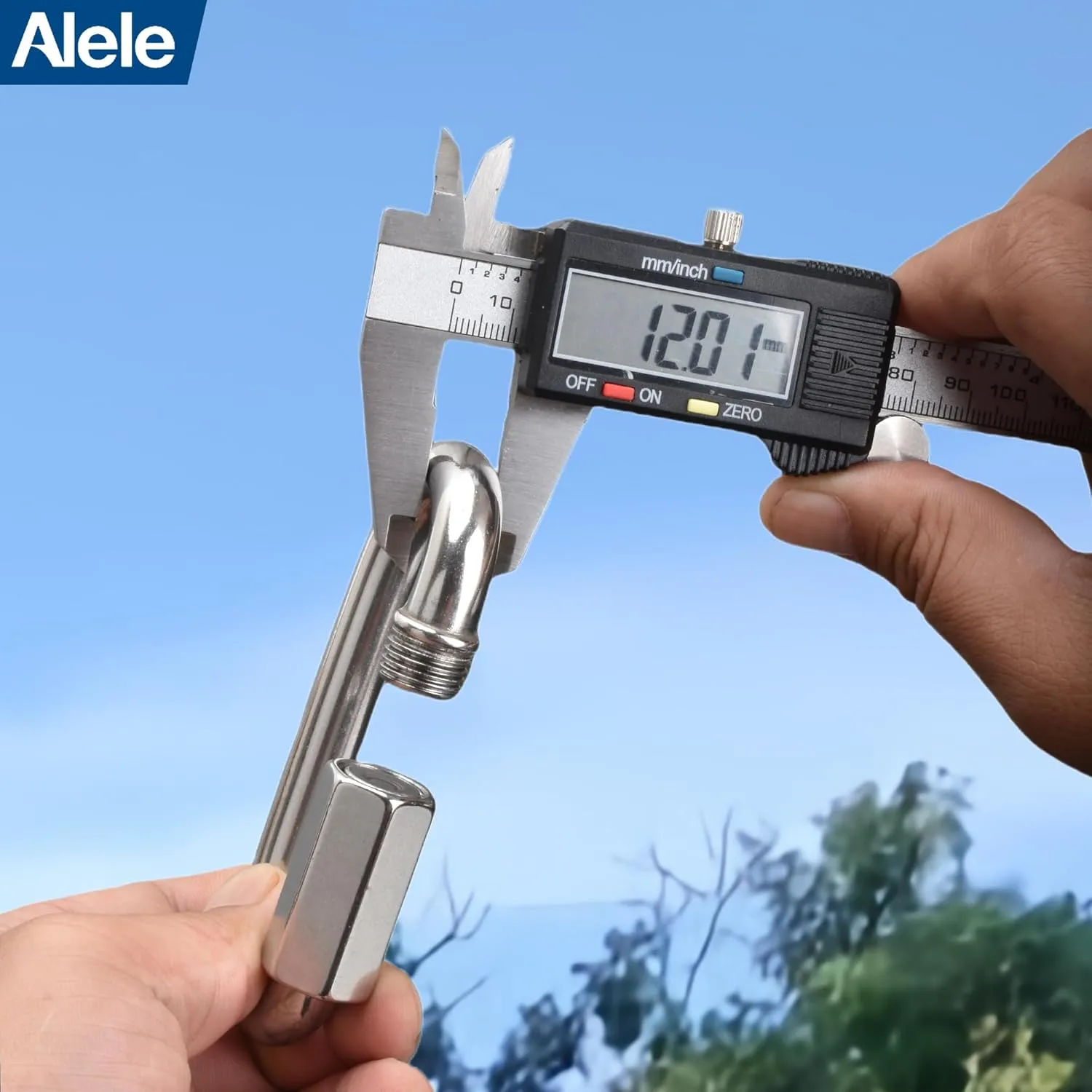 4 Packs 1/2" Quick Links,Alele M12 Heavy Duty 304 Stainless Steel Quick Link D Shape Locking Looks for Carabiner, Hammock, Camping and Outdoor Equipment, Max. Load 3300 Lb