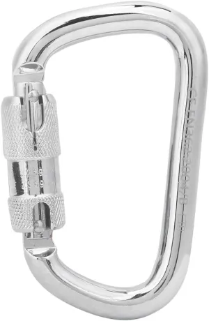 40Cr Steel D Shaped Hanging Buckle Carabiner Clip High Strength Automatic Locking for Outdoor Climbing Safety Accessory 45KN Load Capacity 283g Weight 74x113.5x27mm Size