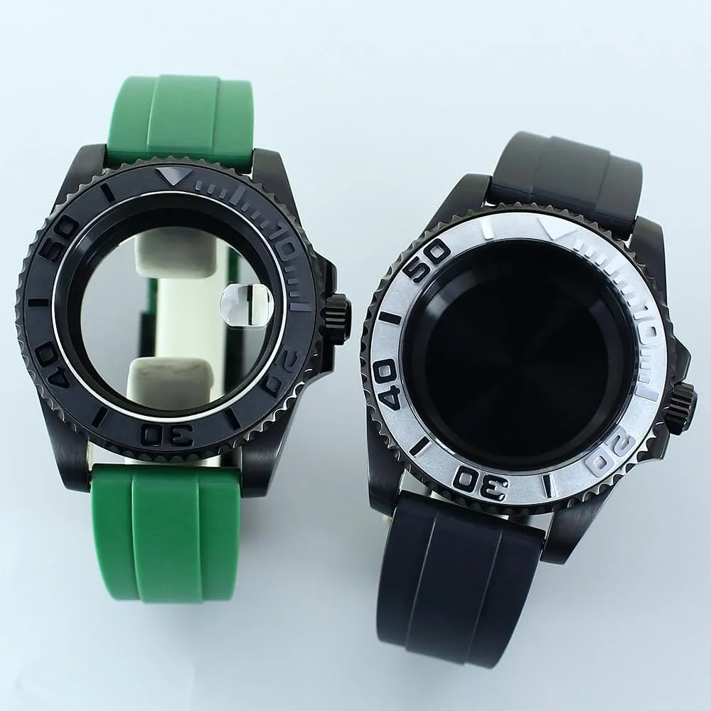 40MM Fashion Mechanical Watch Case Stainless Steel Automatic Watch Parts NH34 NH35 NH36 NH38 8215 2824 Movement