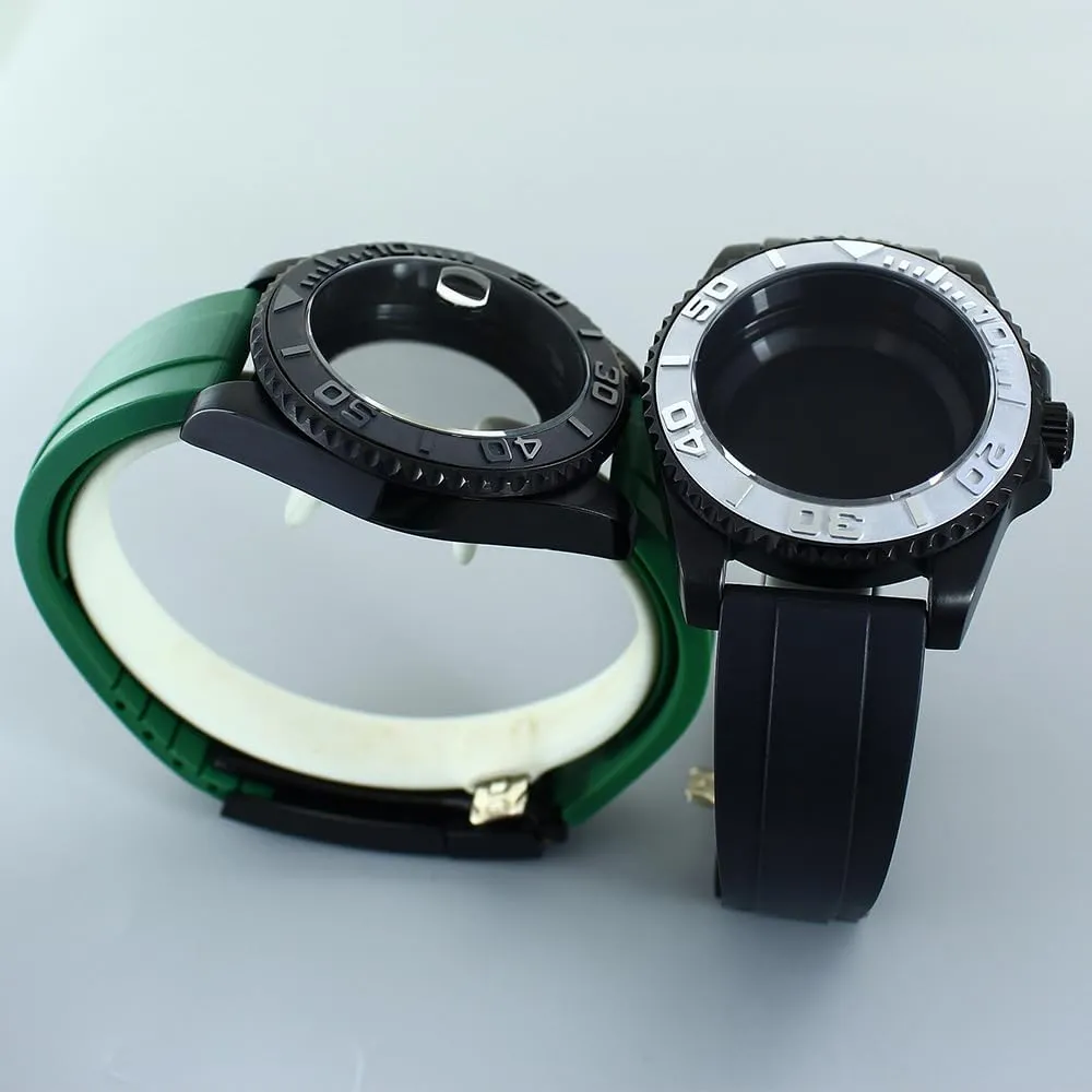 40MM Fashion Mechanical Watch Case Stainless Steel Automatic Watch Parts NH34 NH35 NH36 NH38 8215 2824 Movement