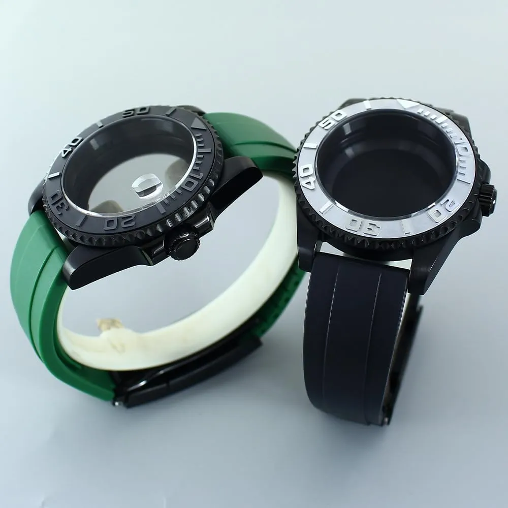 40MM Fashion Mechanical Watch Case Stainless Steel Automatic Watch Parts NH34 NH35 NH36 NH38 8215 2824 Movement