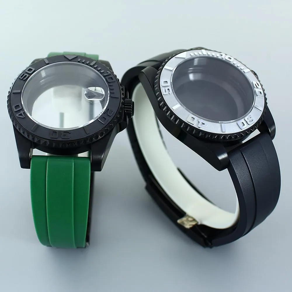 40MM Fashion Mechanical Watch Case Stainless Steel Automatic Watch Parts NH34 NH35 NH36 NH38 8215 2824 Movement