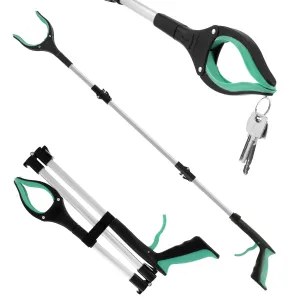 43" Upgraded Foldable Grabber Tool with Magnetic 360° Swivel Clip for Elderly