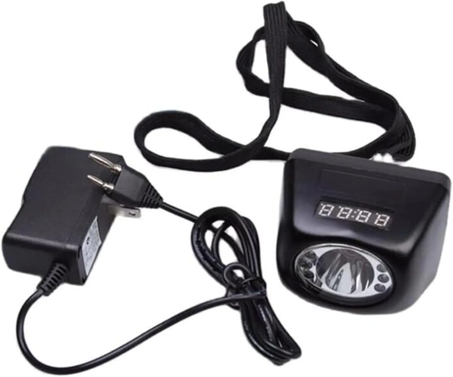4500Mah Waterproof Explosion Proof Safety Mining Headlight Rechargeable LED Miners Head Light Flashlight Underground Head Lamp Coal Mining Lights for Hard Hat (Black)