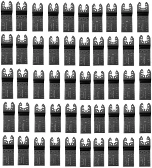 50Pack Bi-Metal oscillating Tool Blade, Diagtree Multitool Blade Oscillating Multi Tool Quick Release Saw Blades for Fein, Dremel, Dewalt, Craftsman, Ridgid, Makita, Milwaukee, Rockwell