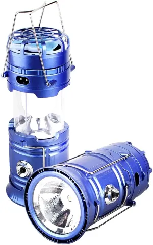5W LED Camping Lights Tent Outdoor Camping Lantern Flashlight Solar Foldable Lamp with Mini Rechargeable Fan Line
