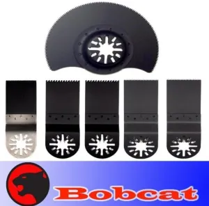 6 Combo BIM Nail Eater/Wood Segmented Wood Oscillating Multi Tool Saw Blade Compatible for Dewalt Fein Ryobi