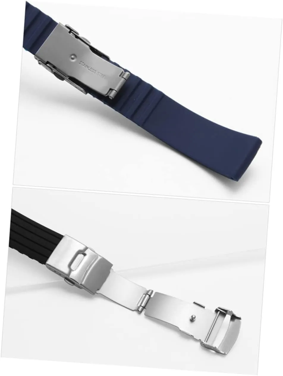 6 Pcs Watch Belt Coworker Foldable Watch Band 18mm Watch Strap 18mm Watch Band Stripe