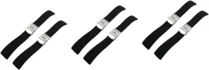 6 Pcs Watch Belt Coworker Foldable Watch Band 18mm Watch Strap 18mm Watch Band Stripe