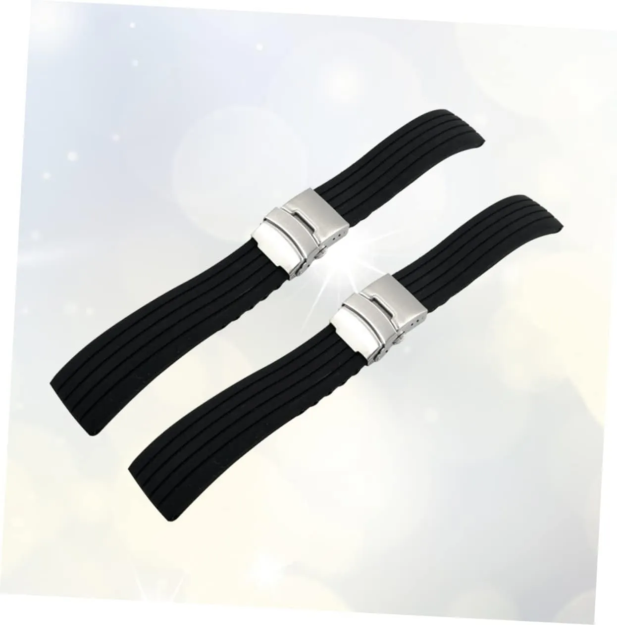 6 Pcs Watch Belt Coworker Foldable Watch Band 18mm Watch Strap 18mm Watch Band Stripe