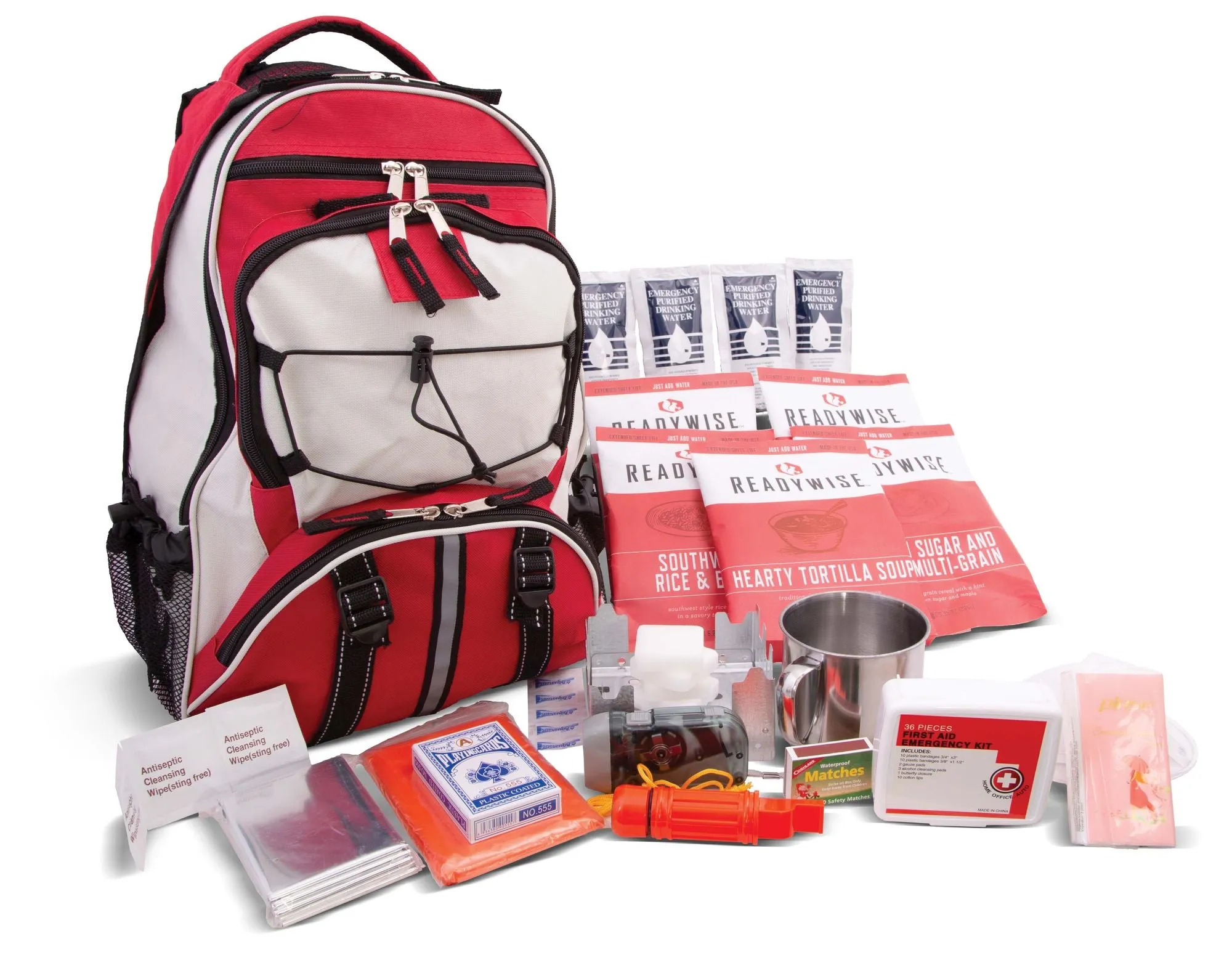 64 Back Survival (Red) Pack Piece Stylish Discounted rates