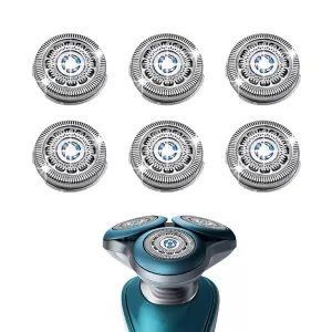 6P SH70 Replacement Heads Compatible with Philips Norelco Series 7000,Suitable for S7310, S7370, S7350, S7780, S7510, S7720, S7010,