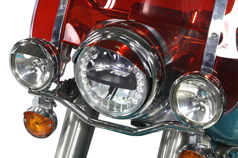 7 LED Headlamp Assembly by Wyatt Gatling 1986 / UP FLST 1992 / 2008 FLSTC 1992 / 2008 FLSTF 1994 / 2013 FLT 1960 / 1984 FLH