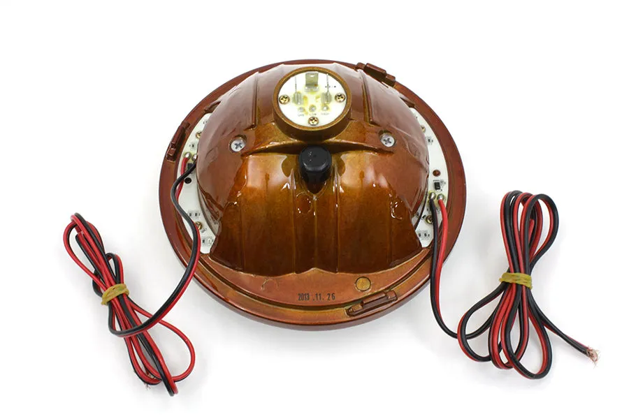 7 LED Headlamp Assembly by Wyatt Gatling 1986 / UP FLST 1992 / 2008 FLSTC 1992 / 2008 FLSTF 1994 / 2013 FLT 1960 / 1984 FLH